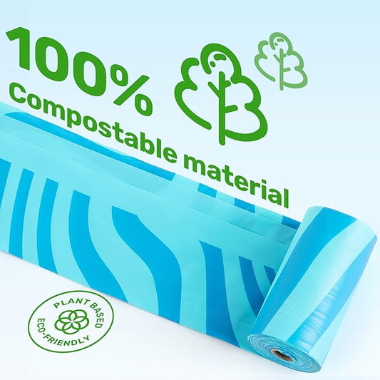 Eco & Compostable Dog Poop Bags - 120 Bags