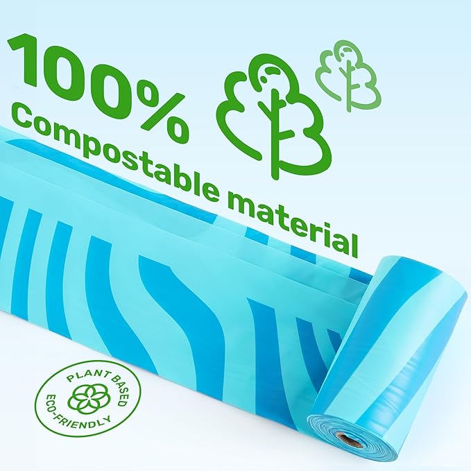 Eco & Compostable Poop Bags - 120 Bags