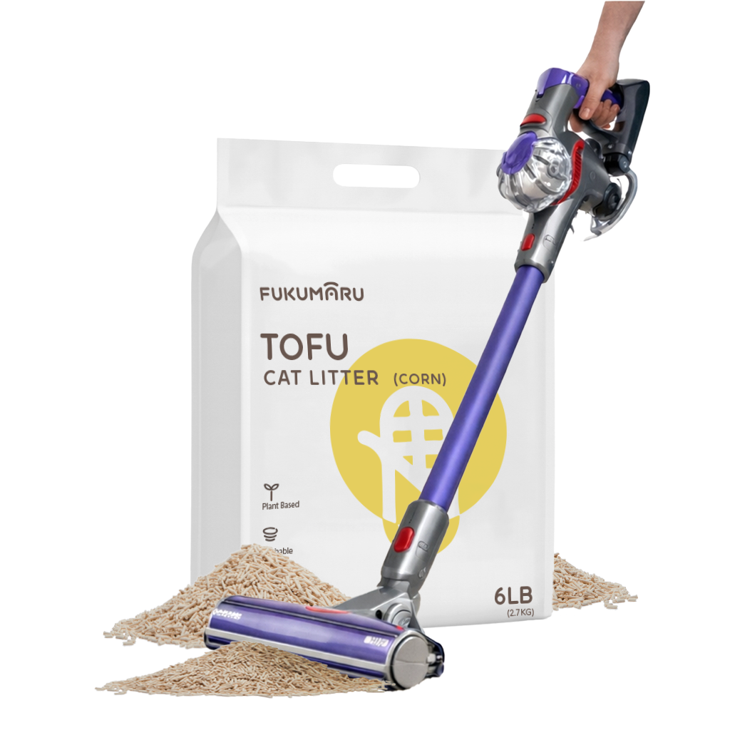 Tofu Cat Litter Corn (WIN Dyson V8 cordless vacuum)