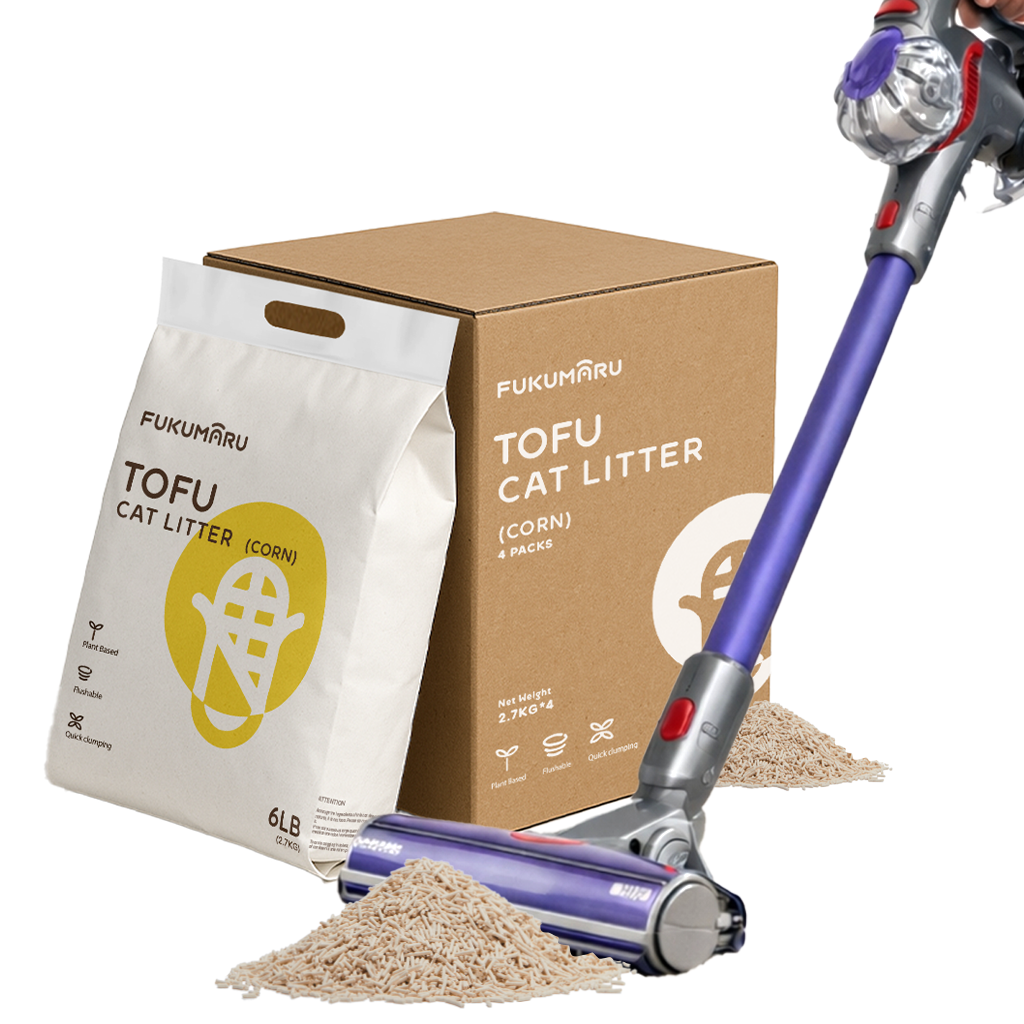 Tofu Cat Litter Corn - 10kgs (WIN Dyson V8 cordless vacuum)
