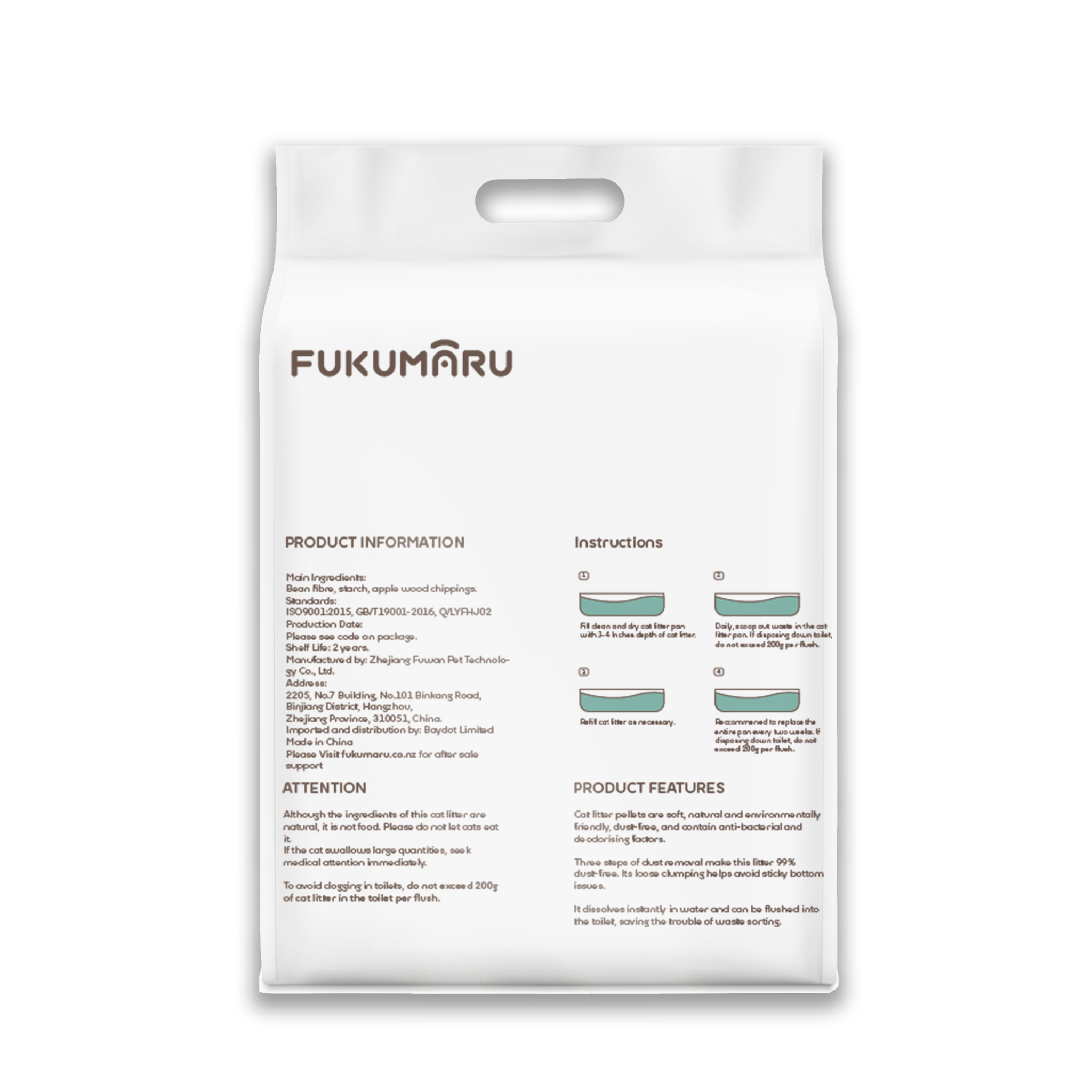 Tofu Cat Litter Green Tea - 10kgs